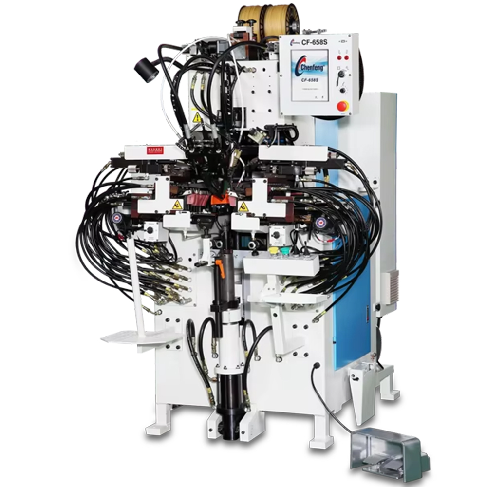 Used/second /rebuild Shoe Machine Full Servo Track Cement Side and Heel Lasting Machine CHENFENG CF-658S