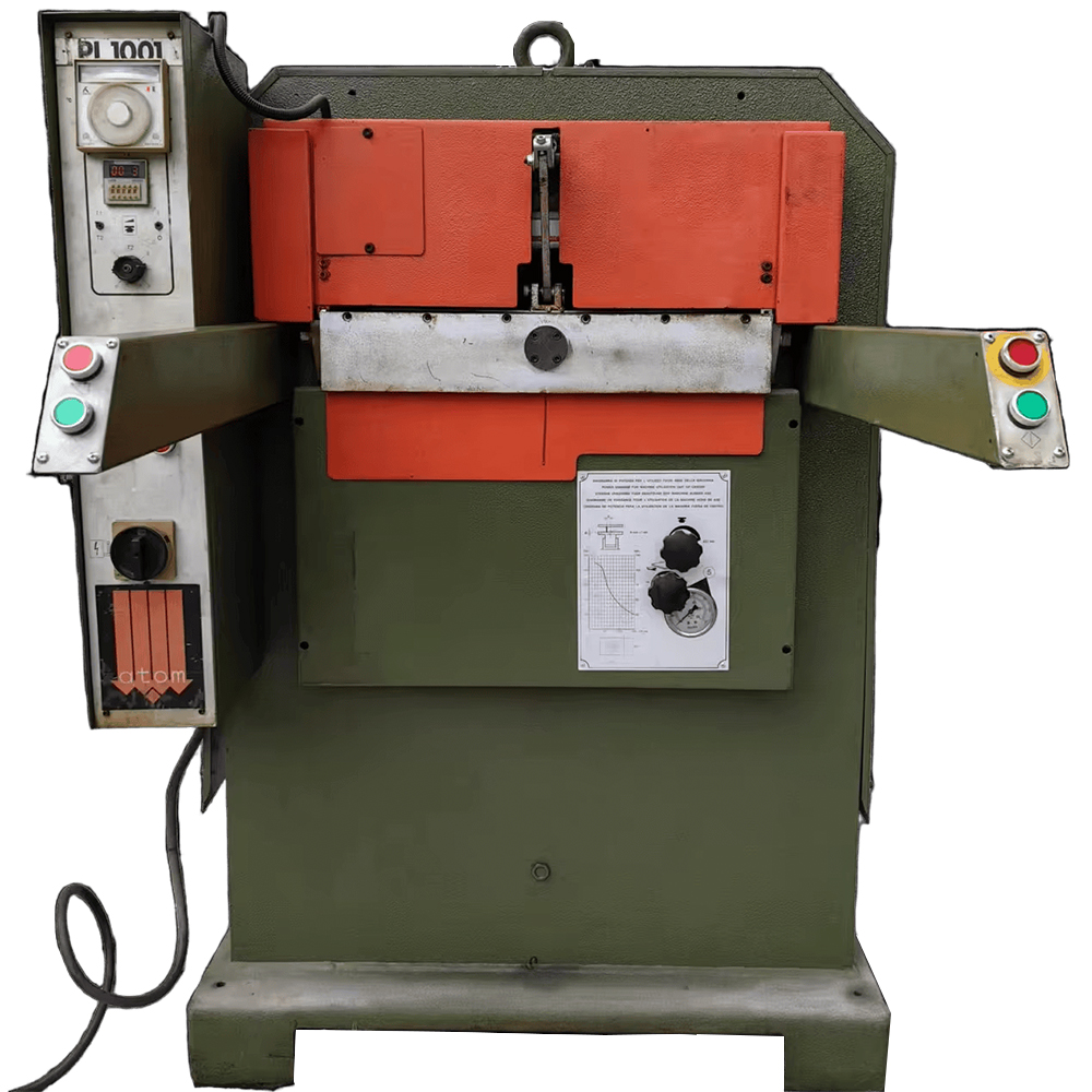 Used/second /rebuild PL1001 Shoe Upper Embossing Machine Leather Vamp Crimping and Shoe Logo Stamping Heat Pressing Shoemaking Machinery