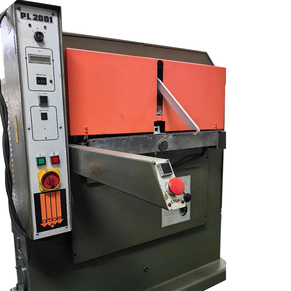 Used/second /rebuild PL2001 200T SECOM Hydraulic Italian Embossing Machine for Leather Bags and Shoemaking Machines
