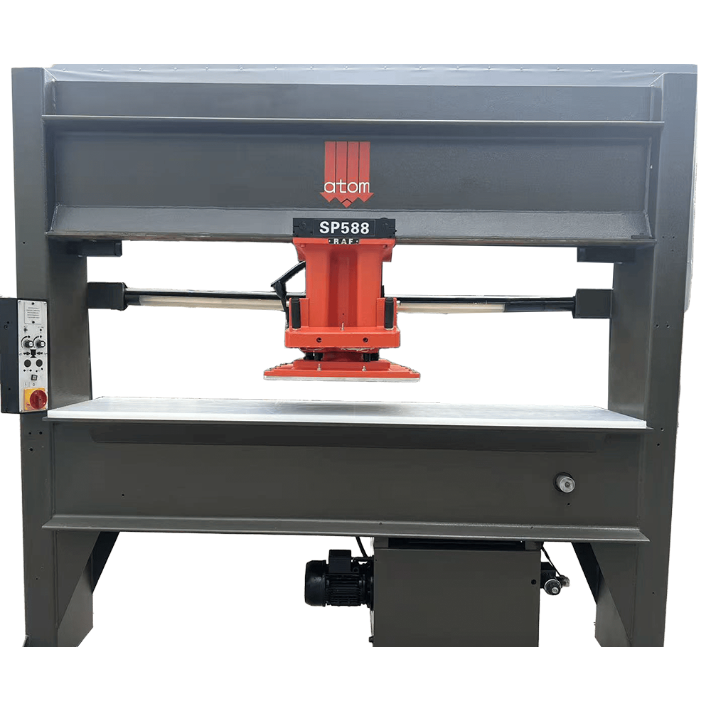 Used/second /rebuild SP588 Hydraulic Travelling Head Leather Cutting Press Machine