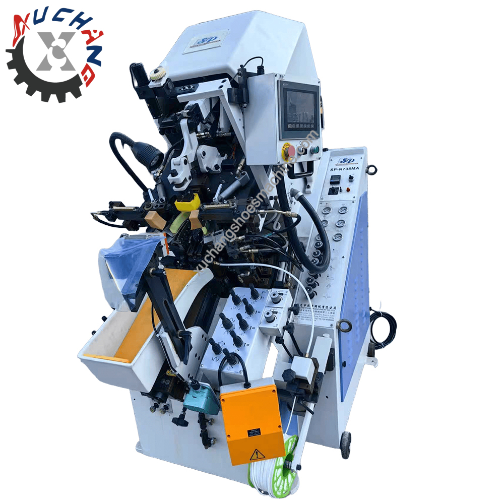 Refurbished SP-N738MA 9 Pincer Hydraulic Automatic Front Help Toe Lasting Machine for Shoe Production