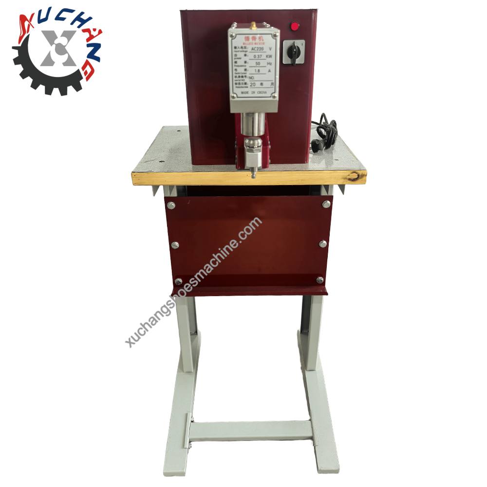 Low Noise High Quality Leather Bag Seam Hammering Planishing Pounding Goods Making Malleus Machine Price for Bag Handbag