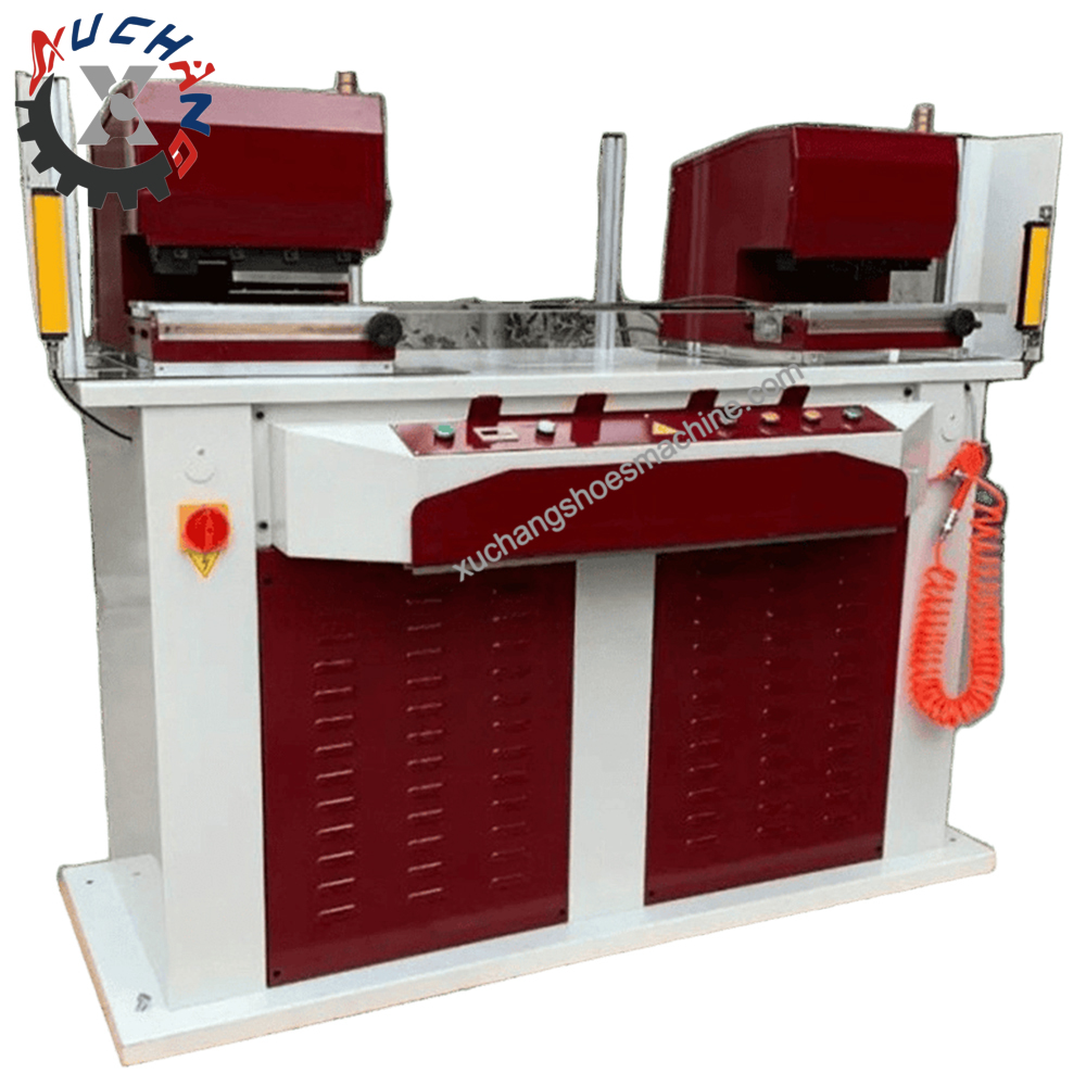 Leather Belt Hydraulic Punching Hole Making Head Tail Cutting Hole Hydraulic Press Punching Machine with Hot Foil Stamping