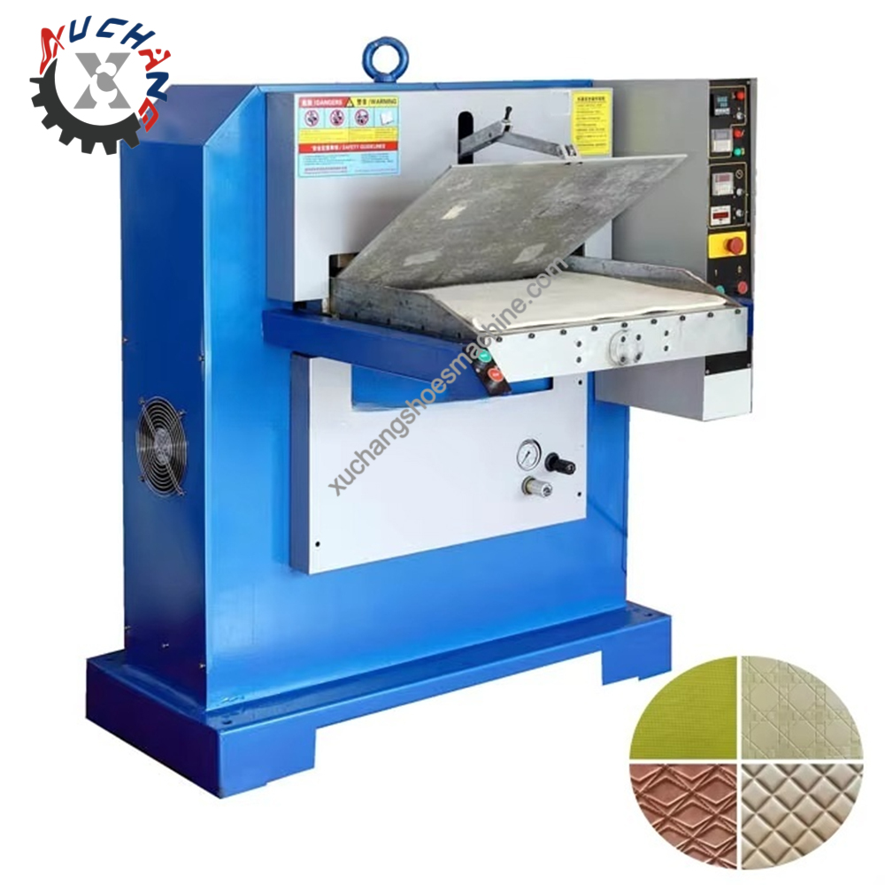 Hydraulic Plane Heat Embossing Press Machine for Leather