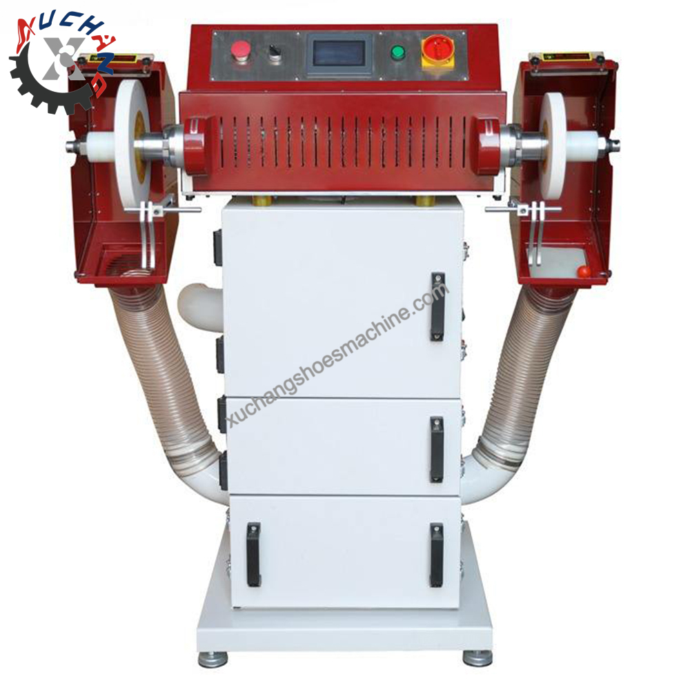 Two Head Belt Edge Grinding Polishing Machine with Computer Screen Control