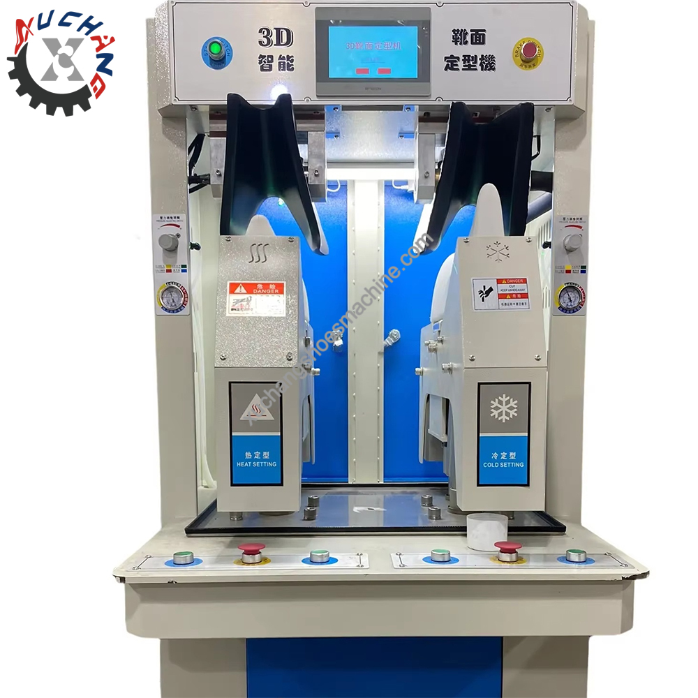 3D BOOT VAMP MOULDING MACHINE 3D Boot Upper Forming Vamp Crimping Shoe Making Machinery