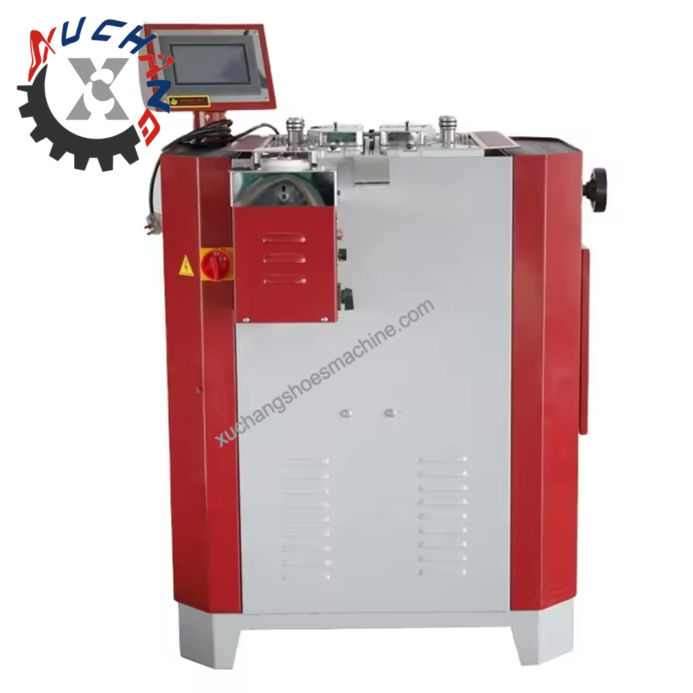 Four-wheel Grinding Polishing Machine PLC Leather Belt Making Machine