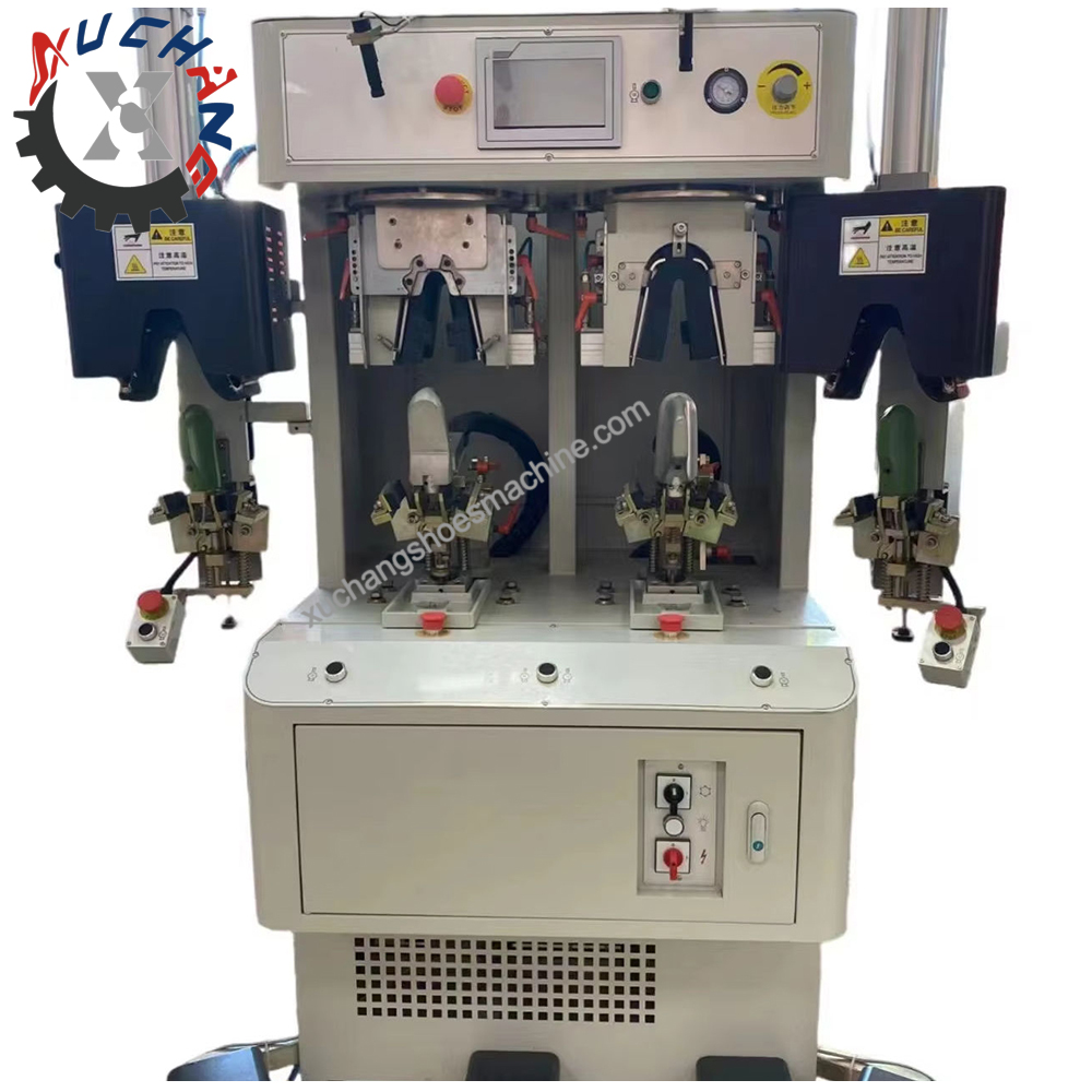 Shoe Heel Seating Back Counter Back Moulding Cold Heat Setting Back Double Cold and Double Hot Heel Shaping Machine
