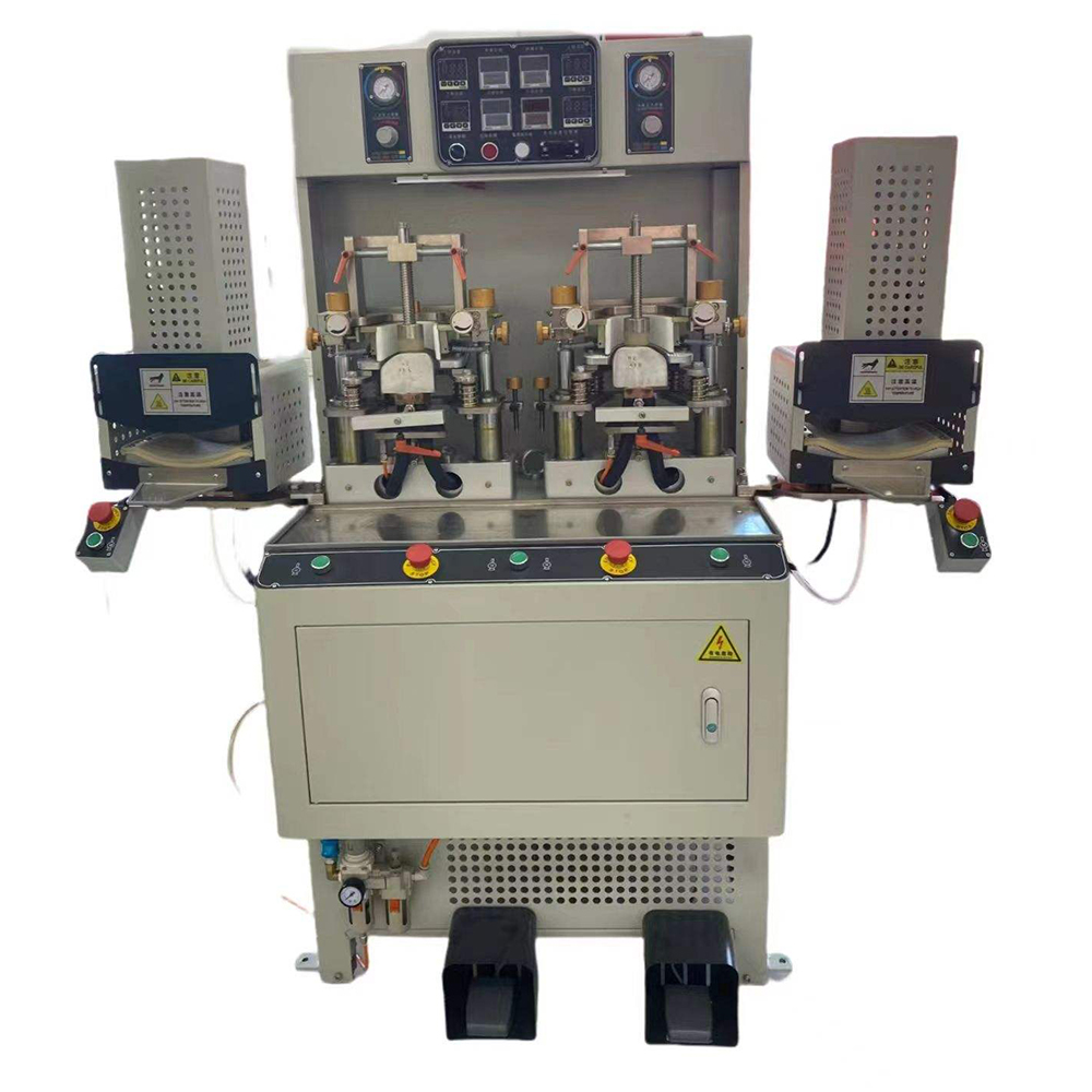 Shoe Toe Molding Upper Shaping Machine Double Cold and Double Hot Shoe Toe Shaping Machine Shoe Making Machine