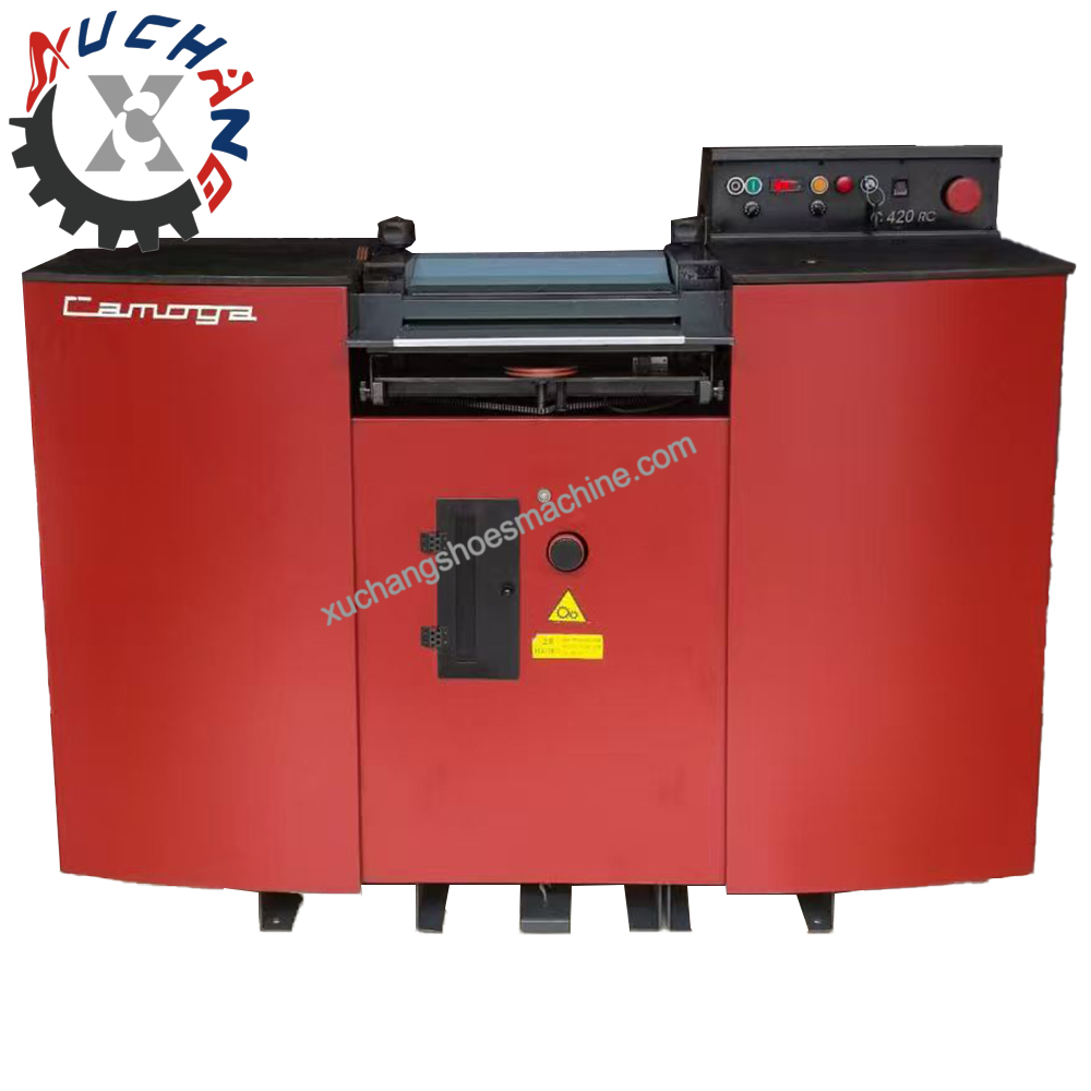 Used/second /rebuild C420RC CAMOGA Band Knife Leather Splitting Shoe Making Machine