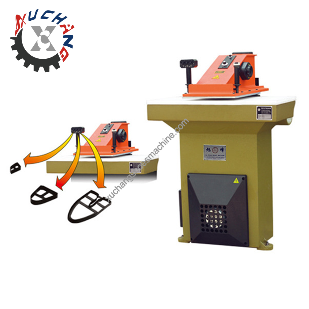 XC-8317A Supplier Leather Shoes Cutting Making Machine Hydraulic Swing Arm Cutting Machine Semi-Automatic 220V