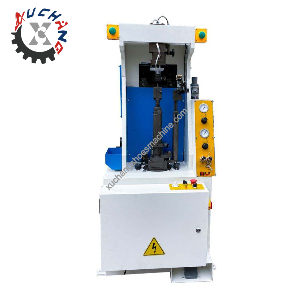 New Type Automatic Heel Part Pounding Machine Sole Rubbing Trimming Machine