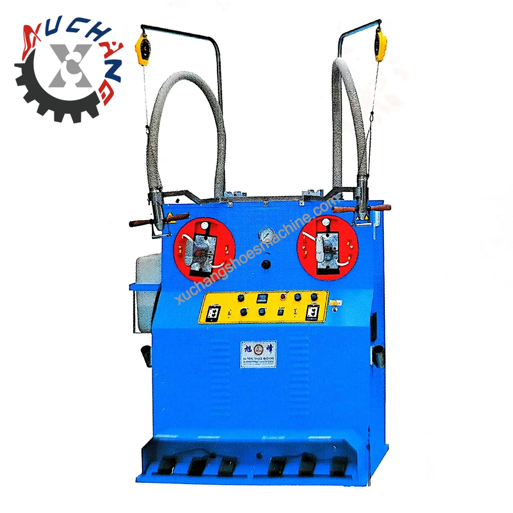 XC-8409A automatic boot tube shaping machine, shoe leather boot flattening and ironing machine, used for shoe forming machine